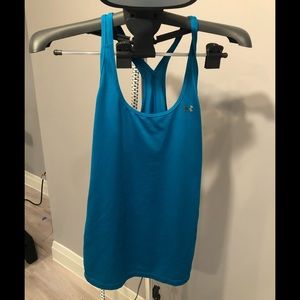 Under Armour Teal Blue Racerback Tank Top
